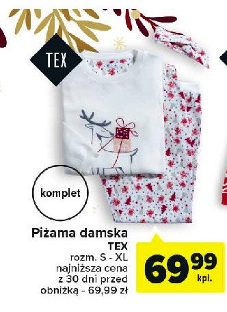 Piżama damska s-xxl Tex promocja