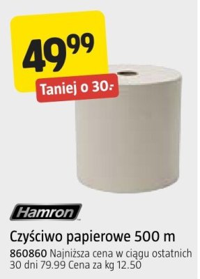 Czyściwo papierowe Hamron 500 m promocja w Jula