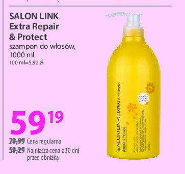 Szampon repair & protect Salon link promocja w Hebe