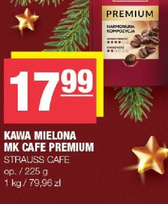 Kawa mielona MK Cafe Premium Strauss Cafe promocja w SPAR