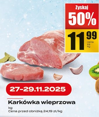 Karkówka wieprzowa kg promocja w Supeco