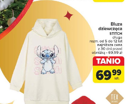 Bluza dziewczęca stitch promocja w Carrefour