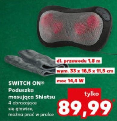 Poduszka masująca Shiatsu  promocja w Kaufland