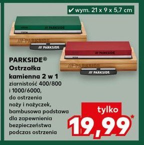 Ostrzałka kamienna 2w1 Parkside promocja w Kaufland