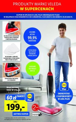 Mop parowy 1550w Vileda promocja