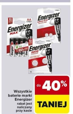Baterie marki Energizer promocja w Carrefour