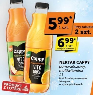 Nektar Cappy pomarańczowy multiwitamina promocja w ABC