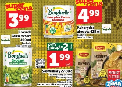 Kukurydza Złocista Bonduelle 425 ml promocja w TOPAZ