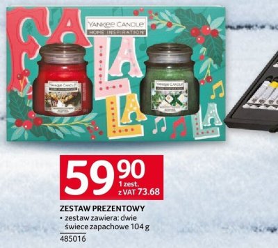 Zestaw prezentowy świece zapachowe Yankee Candle 2 x 104 g promocja w Selgros
