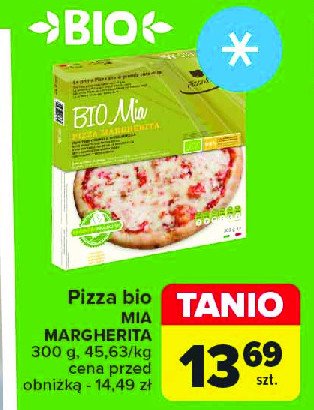 Pizza margherita Bio mia promocja