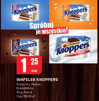 Wafelek Knoppers promocja w Chorten