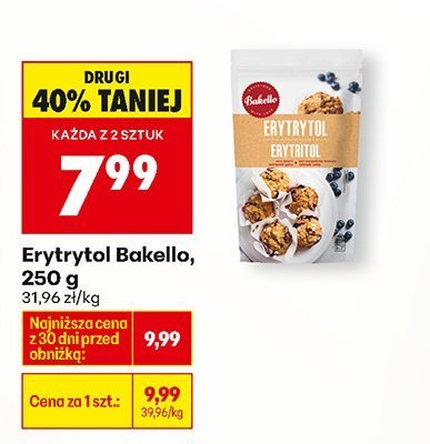 Erytrytol, 250 g promocja w Biedronka