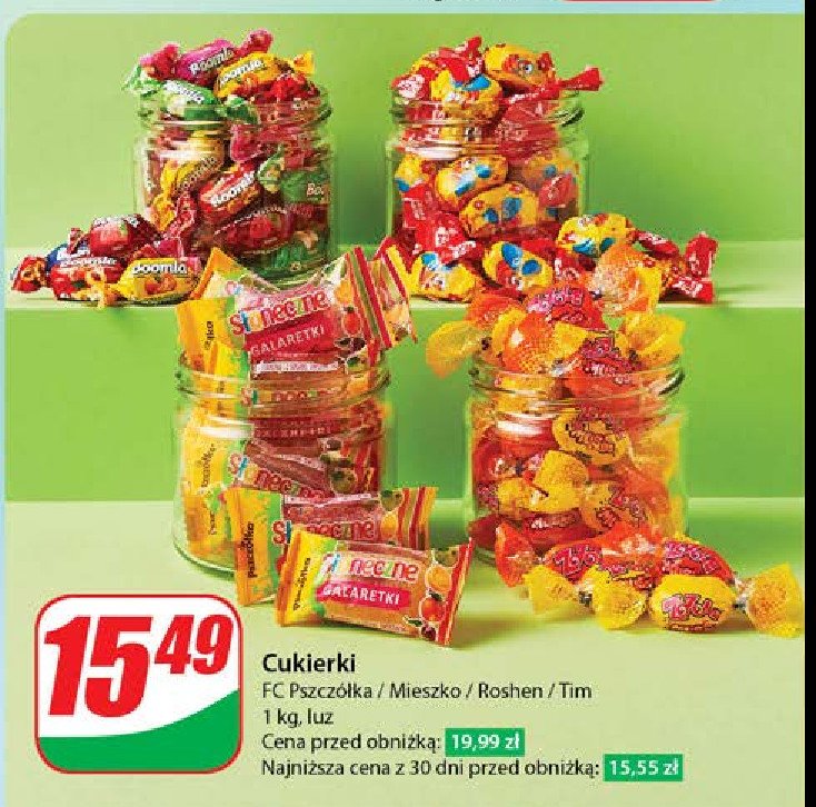 Cukierki cocktail mix Pszczółka promocja w Dino