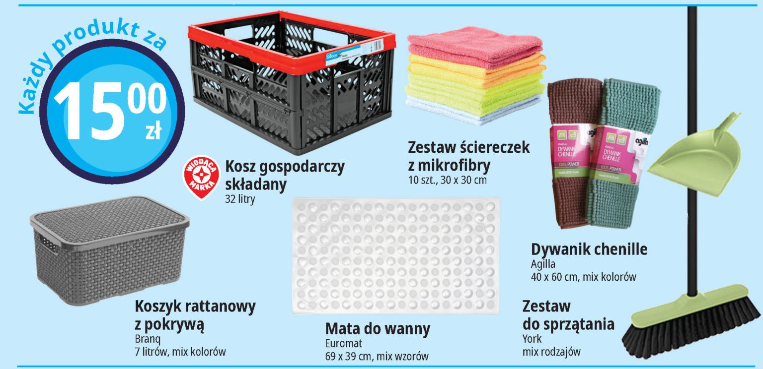 Mata do wanny 69 x 39 cm Euromat promocja