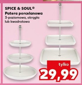 Patera porcelanowa okrągła 31.5 cm Spice&soul promocja w Kaufland