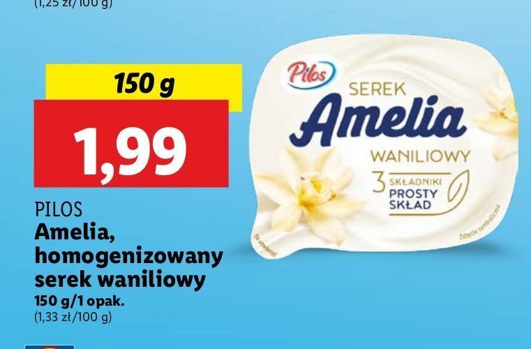 Serek wanilia Pilos amelia promocja