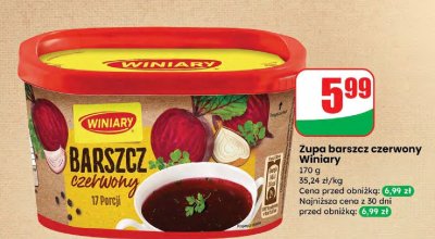 Zupa barszcz czerwony  promocja w Dino