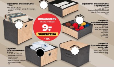 Organizer do przechowywania różne rodzaje promocja w Netto