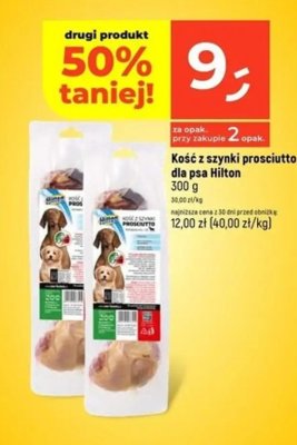 Kość z szynki prosciutto dla psa Hilton promocja w Dealz