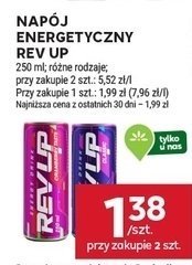 Napój energetyczny Rev OP promocja w Stokrotka