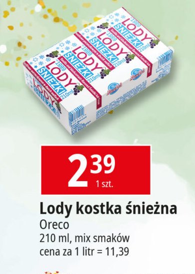 Lód śnieżek śmietankowy Alex-pol promocja