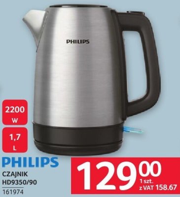Czajnik PHILIPS CZAJNIK HD9350/90 promocja w Selgros