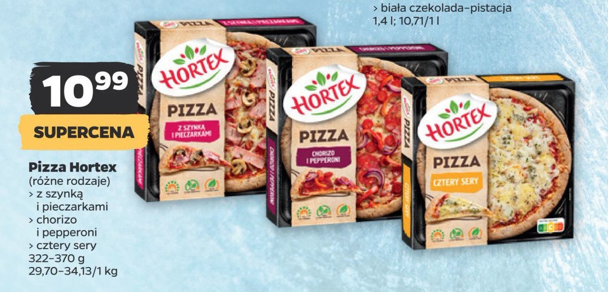 Pizza chorizo i pepperoni Hortex promocja