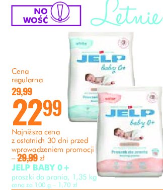 Proszek do prania white Jelp 0+ (dawniej soft) promocja