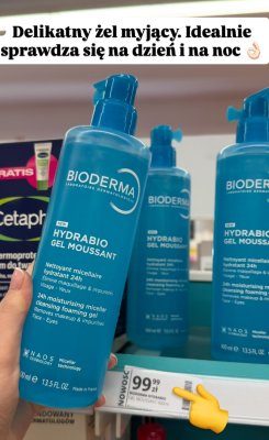 Żel myjący do twarzy Hydrabio  promocja w Hebe