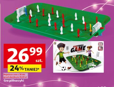 Gra piłkarzyki promocja w Auchan
