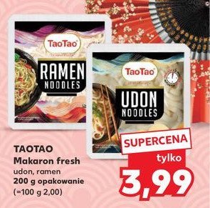 Makaron fresh ramen Tao tao promocja w Kaufland