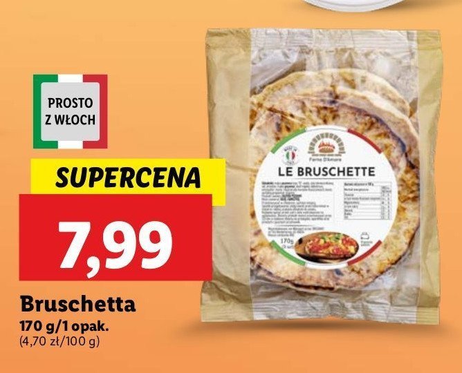 Bruschetta promocja