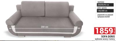 Sofa DORIS promocja w Merkury Market