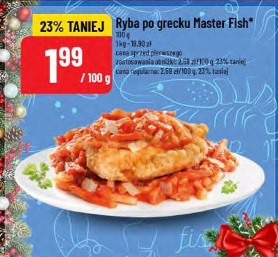 Ryba po grecku Master Fish promocja w POLOmarket