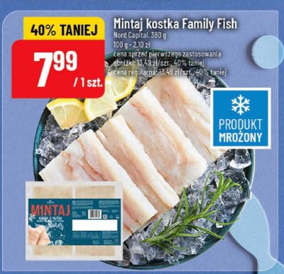 Mintaj kostka Family Fish Nord Capital promocja w POLOmarket