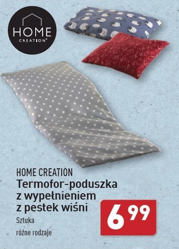 Termofor-poduszka z wypełnieniem z pestek wiśni Home creation promocja w Aldi