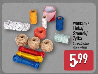 Linka/Sznurek/Żyłka WORKZONE promocja w Aldi