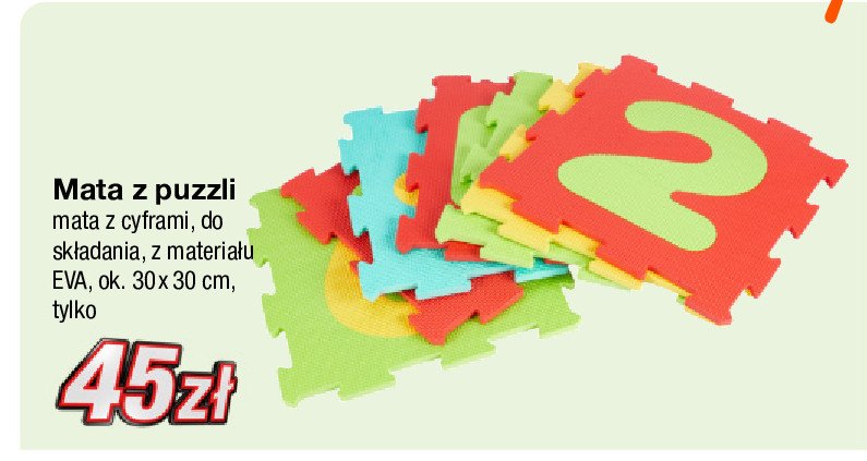 Mata z puzzli 30 x 30 cm promocja