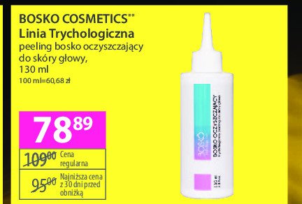 Peeling oczyszczający Bosko cosmetics promocja