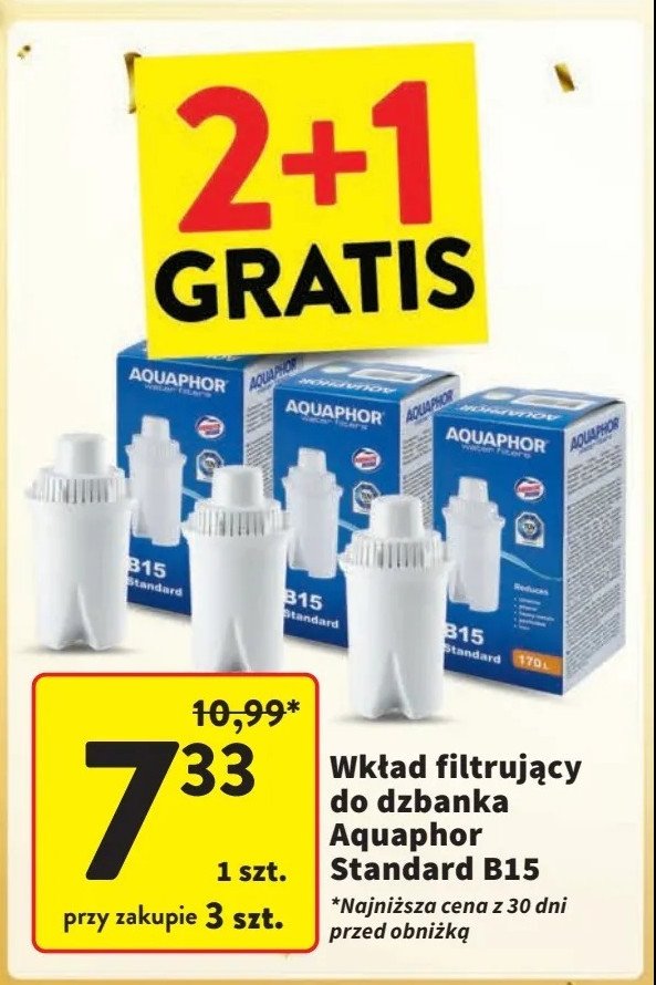 Wkład filtrujący b15 Aquaphor promocja