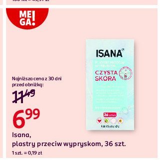 Plasterki przeciw wypryskom Isana young promocja