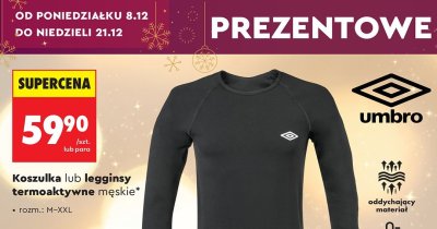 Koszulka termoaktywna męska  promocja w Biedronka