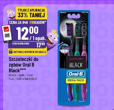 Szczoteczki do zębów Oral B Black promocja w POLOmarket