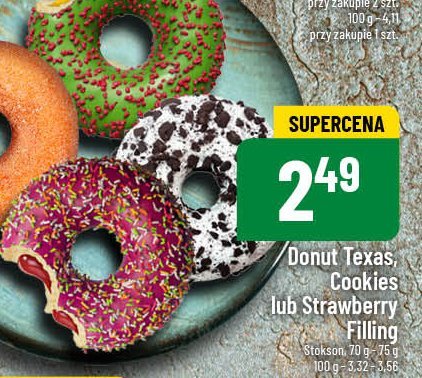 Donut texas Stokson promocja w POLOmarket