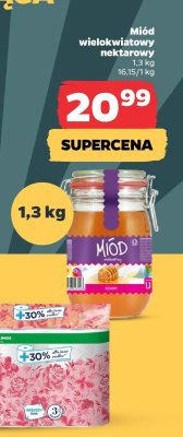 Miód wielokwiatowy nektarowy 1,3 kg promocja w Netto