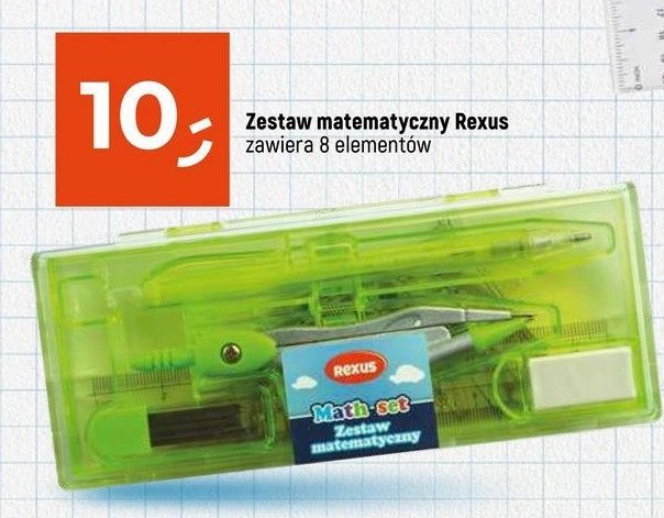 Zestaw matematyczny Rexus promocja