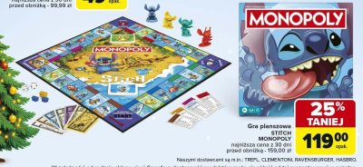 Gra planszowa STITCH MONOPOLY promocja w Carrefour