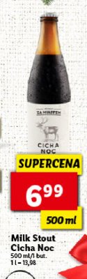 Piwo Tenczynek milk stout promocja