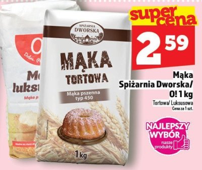 Mąka Tortowa Spiżarnia Dworska typ 450 O! 1 kg promocja w TOPAZ