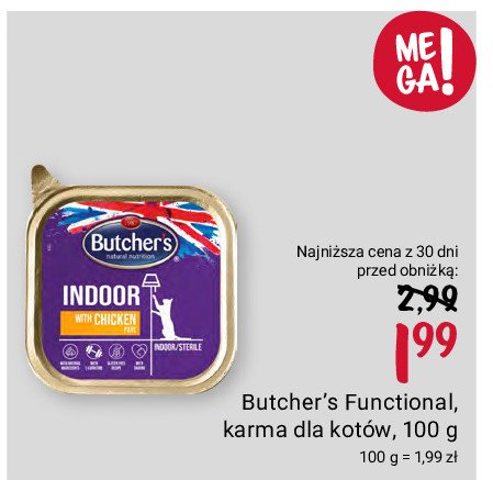 Karma dla kota z kurczakiem Butcher's promocja